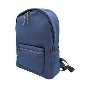 Stylus Hillside Backpack Navy Blue paded Laptop Compartment Key Leash